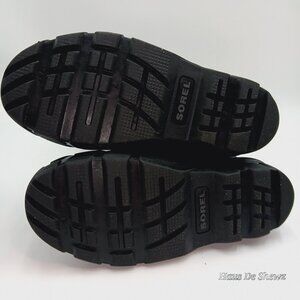 Sorel Black and Gray Insulated Boots Juniors